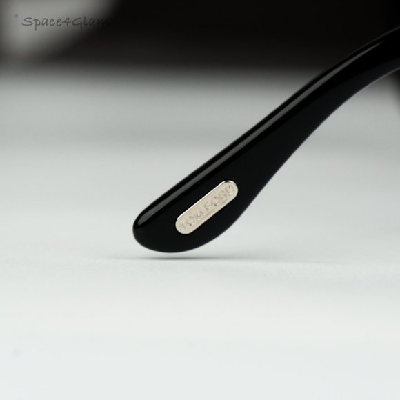 BRAND NEW Tom Ford FT0613/S 01D Black Grey Polar Grad Square Women Sunglasses - Picture 7 of 12